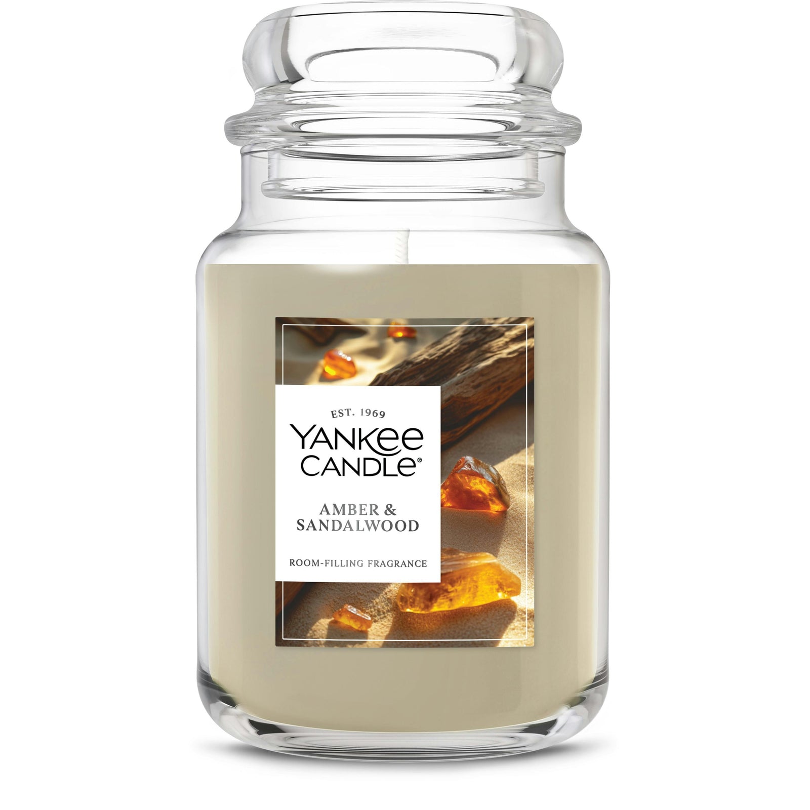 Amber & Sandalwood Original Large Jar Candle