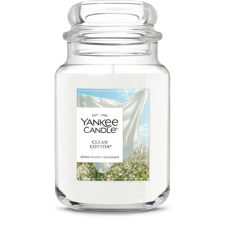 Clean Cotton® Original Large Jar Candle W1