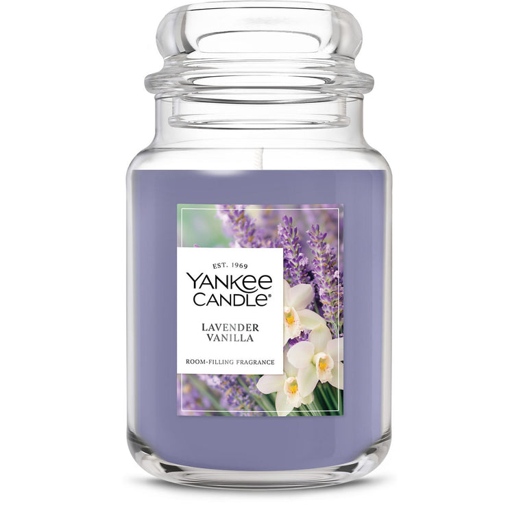 Lavender Vanilla Original Large Jar Candle Z4