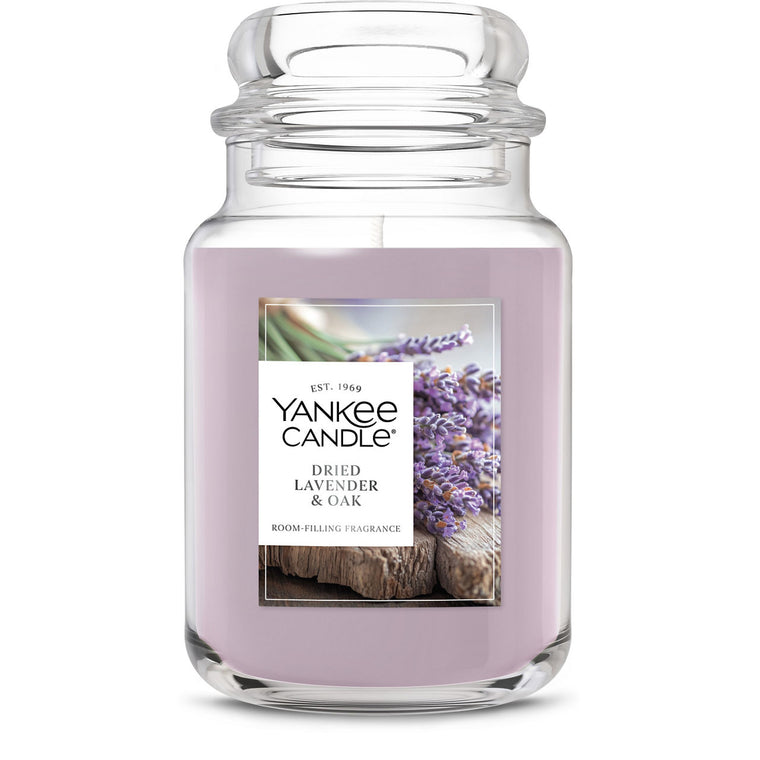 Dried Lavender & Oak Original Large Jar Candle Q4