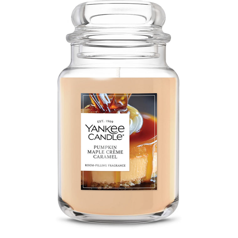 Pumpkin Maple Crème Caramel Original Large Jar Candle W3