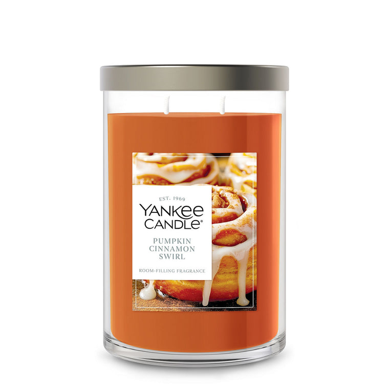 Pumpkin Cinnamon Swirl Large Tumbler Candle E0