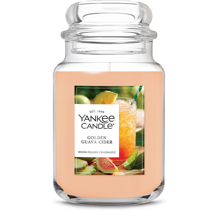 Golden Guava Cider Original Large Jar Candle L6