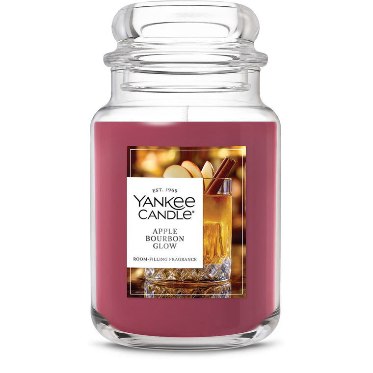 Apple Bourbon Glow Original Large Jar Candle F1