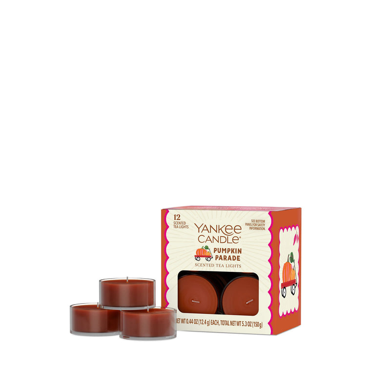 Pumpkin Parade Scented Tea Light Candles I7