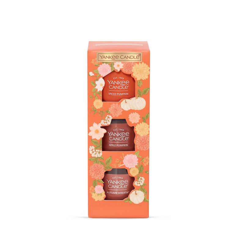 Pumpkin Season Minis Candle Gift Set Trio D7