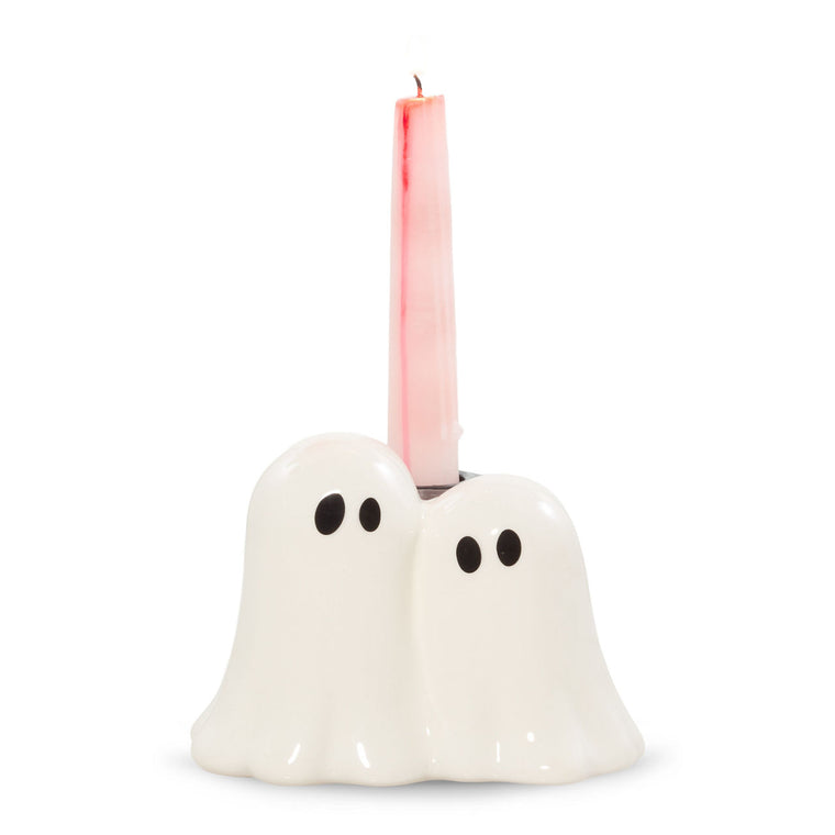 Ghosts Taper Candle Holder O0