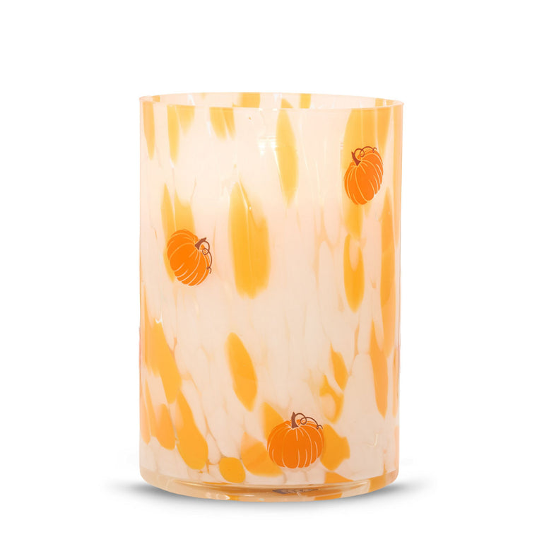 Pumpkin Painter Jar Candle Holder Y3