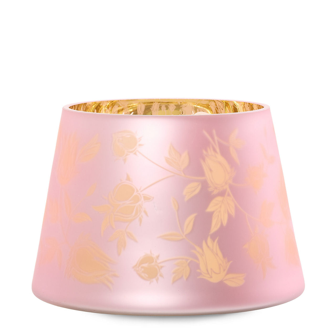 Roselle Etched Jar Candle Shade