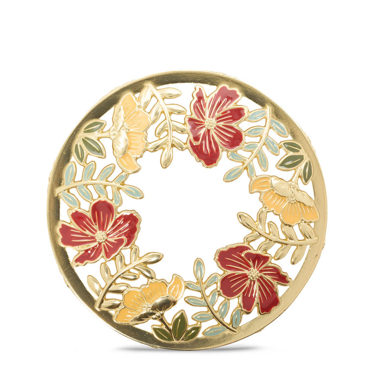 Fall Color Leaves Illuma-Lid® Jar Candle Topper K2