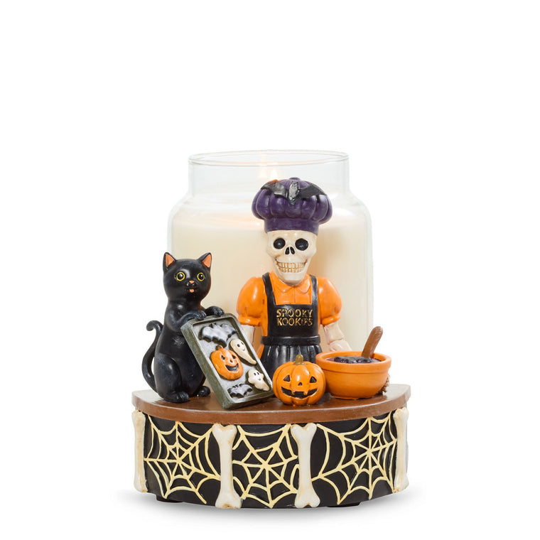 Bonebury Lane Spooky Kookies Jar Candle Holder B3