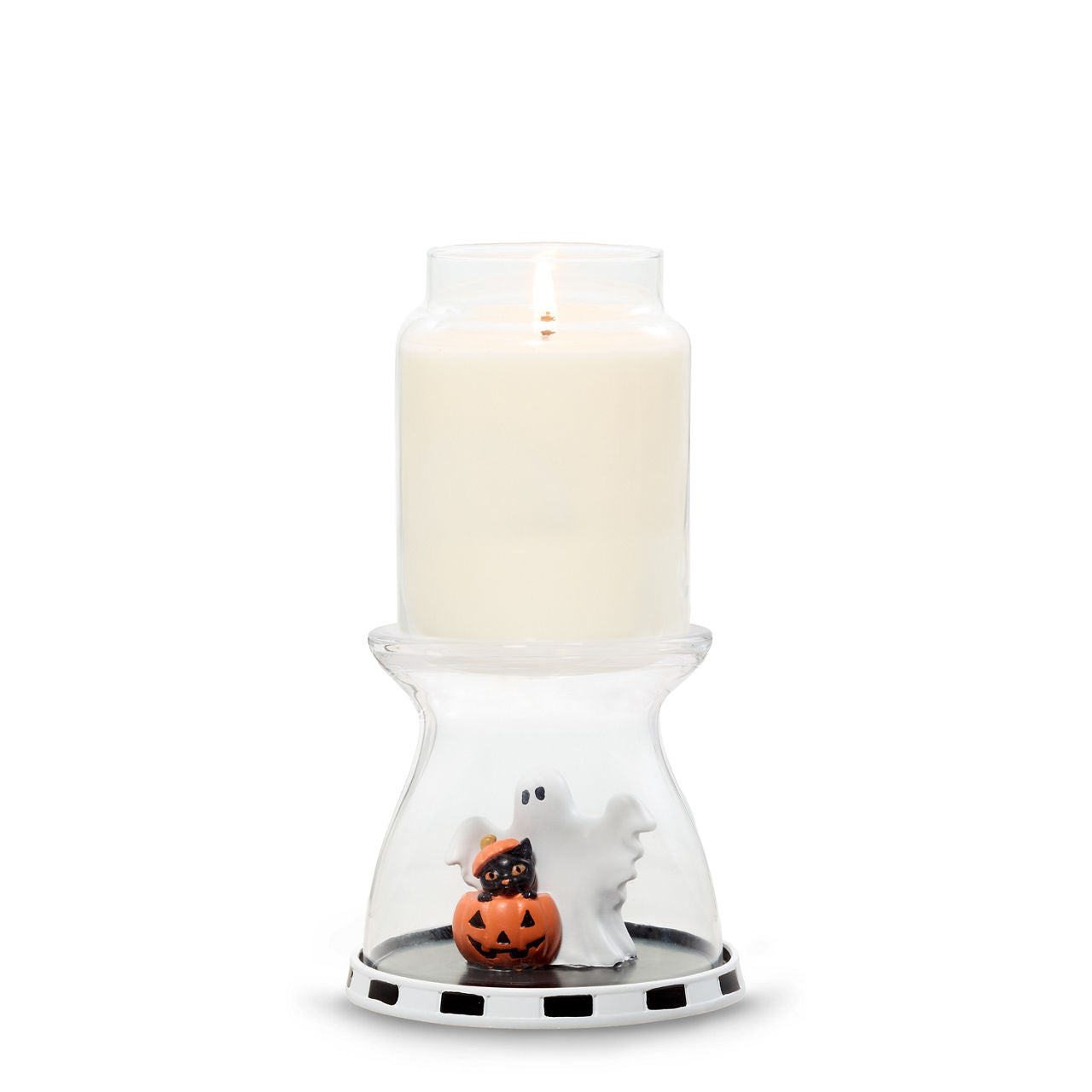 Ghost Cloche Candle Pedestal